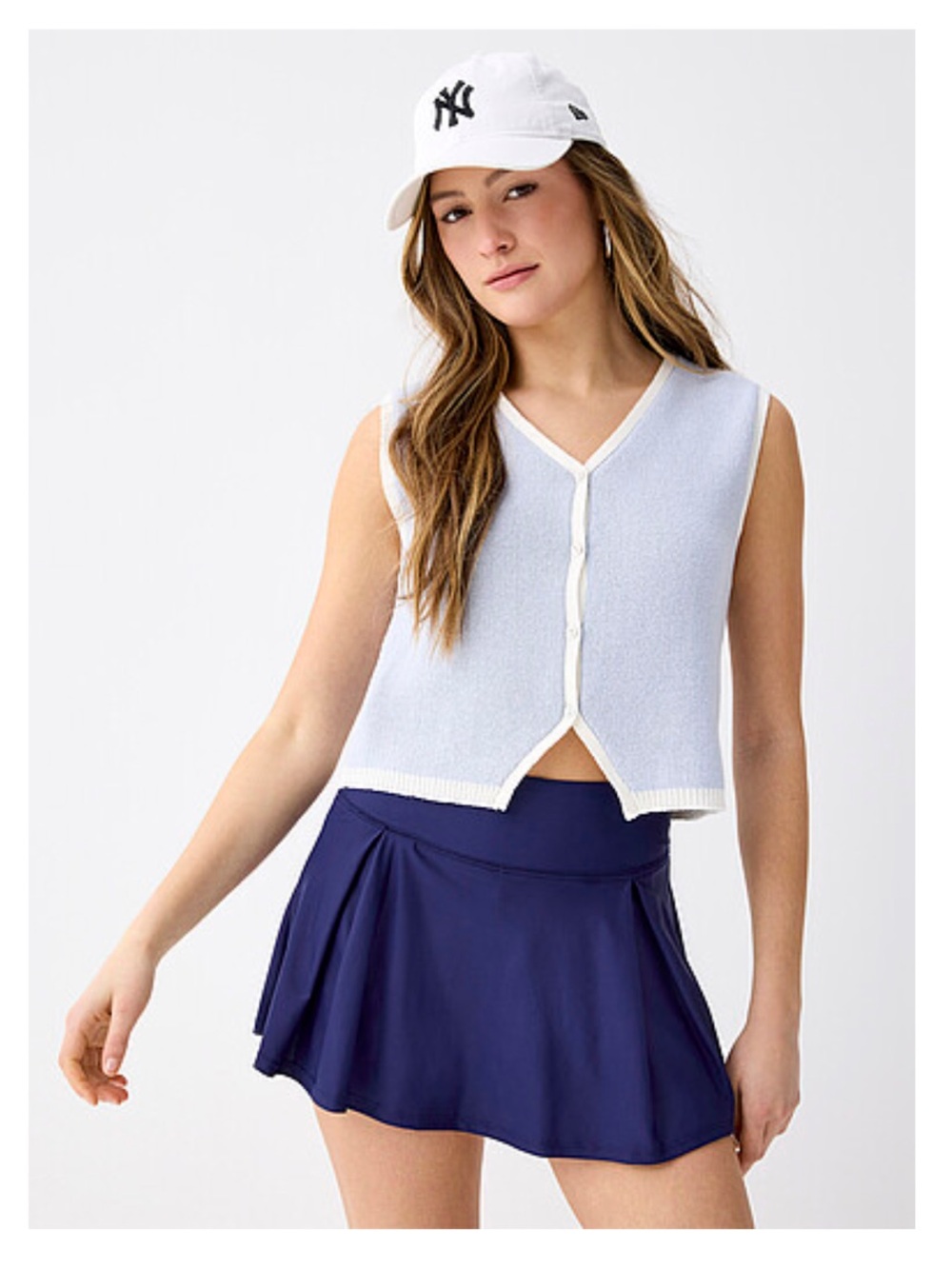 100% Cotton Knit Sweater Vest